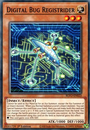 Digital Bug Registrider (BLVO-EN023) - Blazing Vortex 1st Edition-1