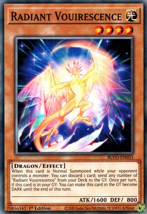 Radiant Vouirescence (BLVO-EN031) - Blazing Vortex 1st Edition-1