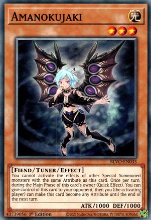 Amanokujaki (BLVO-EN033) - Blazing Vortex 1st Edition-1