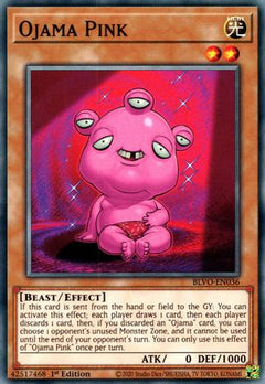Ojama Pink (BLVO-EN036) - Blazing Vortex 1st Edition-1
