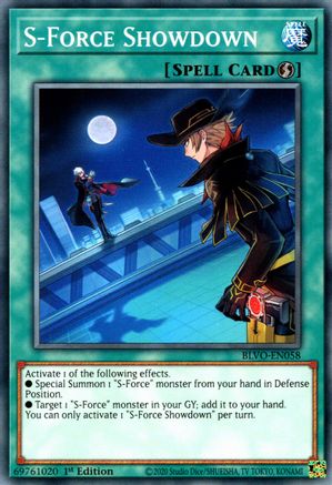 S-Force Showdown (BLVO-EN058) - Blazing Vortex 1st Edition-1