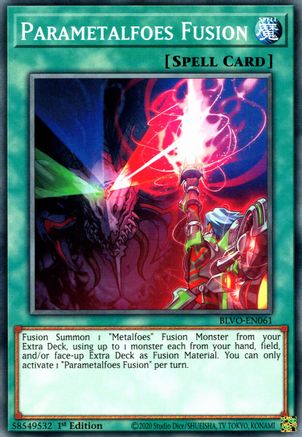 Parametalfoes Fusion (BLVO-EN061) - Blazing Vortex 1st Edition-1