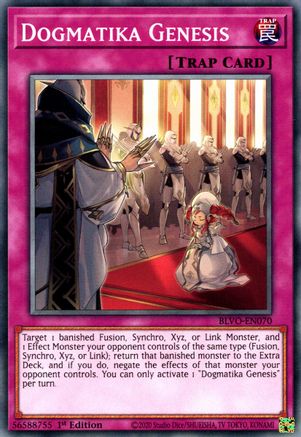 Dogmatika Genesis (BLVO-EN070) - Blazing Vortex 1st Edition-1