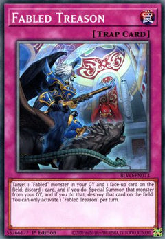 Fabled Treason (BLVO-EN073) - Blazing Vortex 1st Edition-1