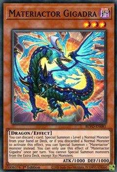 Materiactor Gigadra (BLVO-EN081) - Blazing Vortex 1st Edition-1