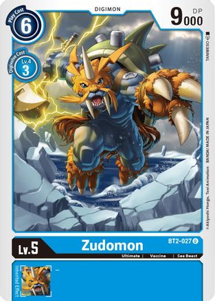 Zudomon - BT2-027 (BT2-027) - Release Special Booster 1.5-1