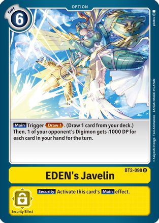 EDEN's Javelin (BT2-098) - Release Special Booster 1.5-1