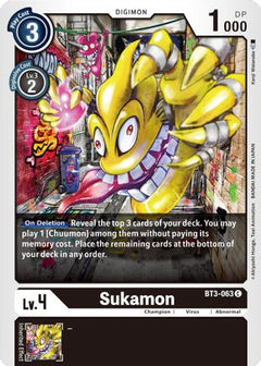 Sukamon (BT3-063) - Release Special Booster 1.5-1