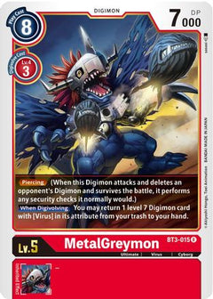 MetalGreymon - BT3-015 (BT3-015) - Release Special Booster 1.5-1