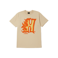 HUF 'Heat Wave' Tee - Wheat-1