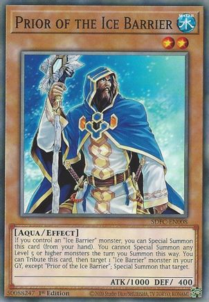 Prior of the Ice Barrier (SDFC-EN008) - Structure Deck: Freezing Chains 1st Edition