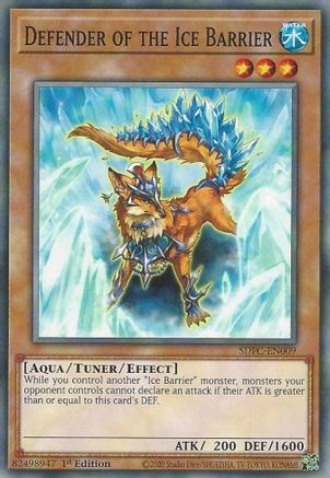Defender of the Ice Barrier (SDFC-EN009) - Structure Deck: Freezing Chains 1st Edition-1