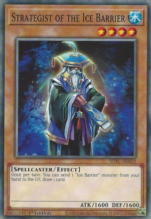 Strategist of the Ice Barrier (SDFC-EN012) - Structure Deck: Freezing Chains 1st Edition-1