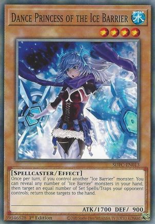 Dance Princess of the Ice Barrier (SDFC-EN013) - Structure Deck: Freezing Chains 1st Edition-1