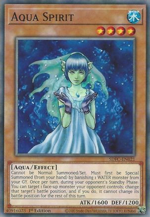 Aqua Spirit (SDFC-EN021) - Structure Deck: Freezing Chains 1st Edition