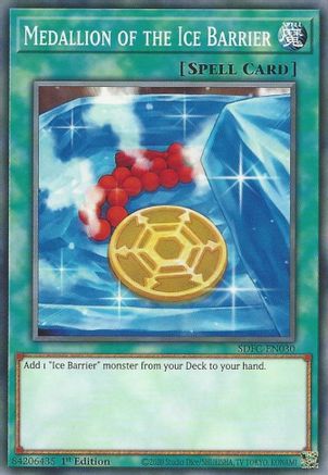 Medallion of the Ice Barrier (SDFC-EN030) - Structure Deck: Freezing Chains 1st Edition