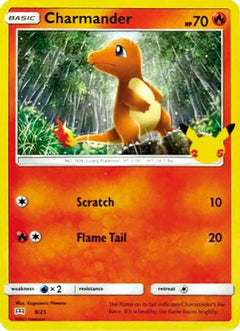 Charmander - 9/25 9/25 - McDonalds 25th Anniversary Promos-1