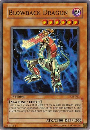 Blowback Dragon (AST-022) - Ancient Sanctuary 1st Edition-1