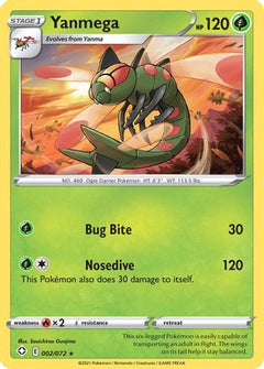 Yanmega 2/72 - Shining Fates Reverse Holofoil-1