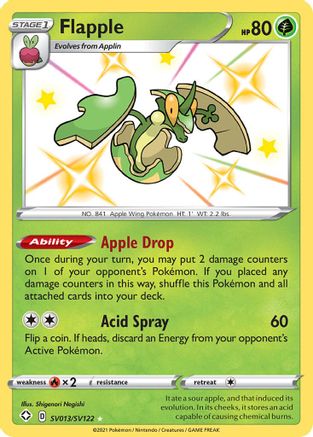 Flapple SV013/122 - Shining Fates Shiny Vault Holofoil-1