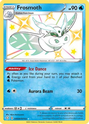 Frosmoth SV034/122 - Shining Fates Shiny Vault Holofoil-1