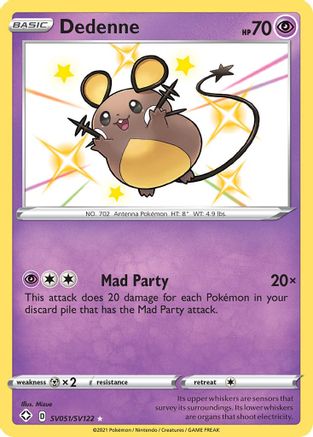 Dedenne SV051/122 - Shining Fates Shiny Vault Holofoil-1