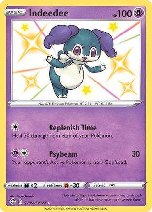 Indeedee SV059/122 - Shining Fates Shiny Vault Holofoil-1