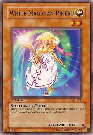 White Magician Pikeru (AST-033) - Ancient Sanctuary 1st Edition-1
