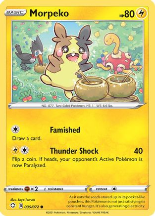 Morpeko (035) 35/72 - Shining Fates Reverse Holofoil-1