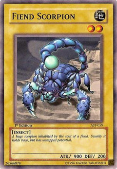 Fiend Scorpion (AST-059) - Ancient Sanctuary 1st Edition-1