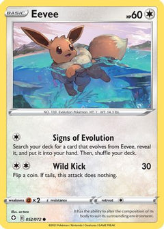 Eevee 52/72 - Shining Fates Reverse Holofoil-1