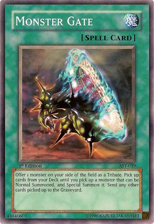 Monster Gate (AST-039) - Ancient Sanctuary 1st Edition-1