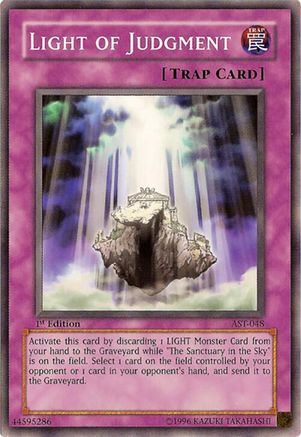 Light of Judgment (AST-048) - Ancient Sanctuary 1st Edition-1
