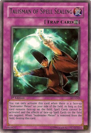 Talisman of Spell Sealing (AST-049) - Ancient Sanctuary 1st Edition-1