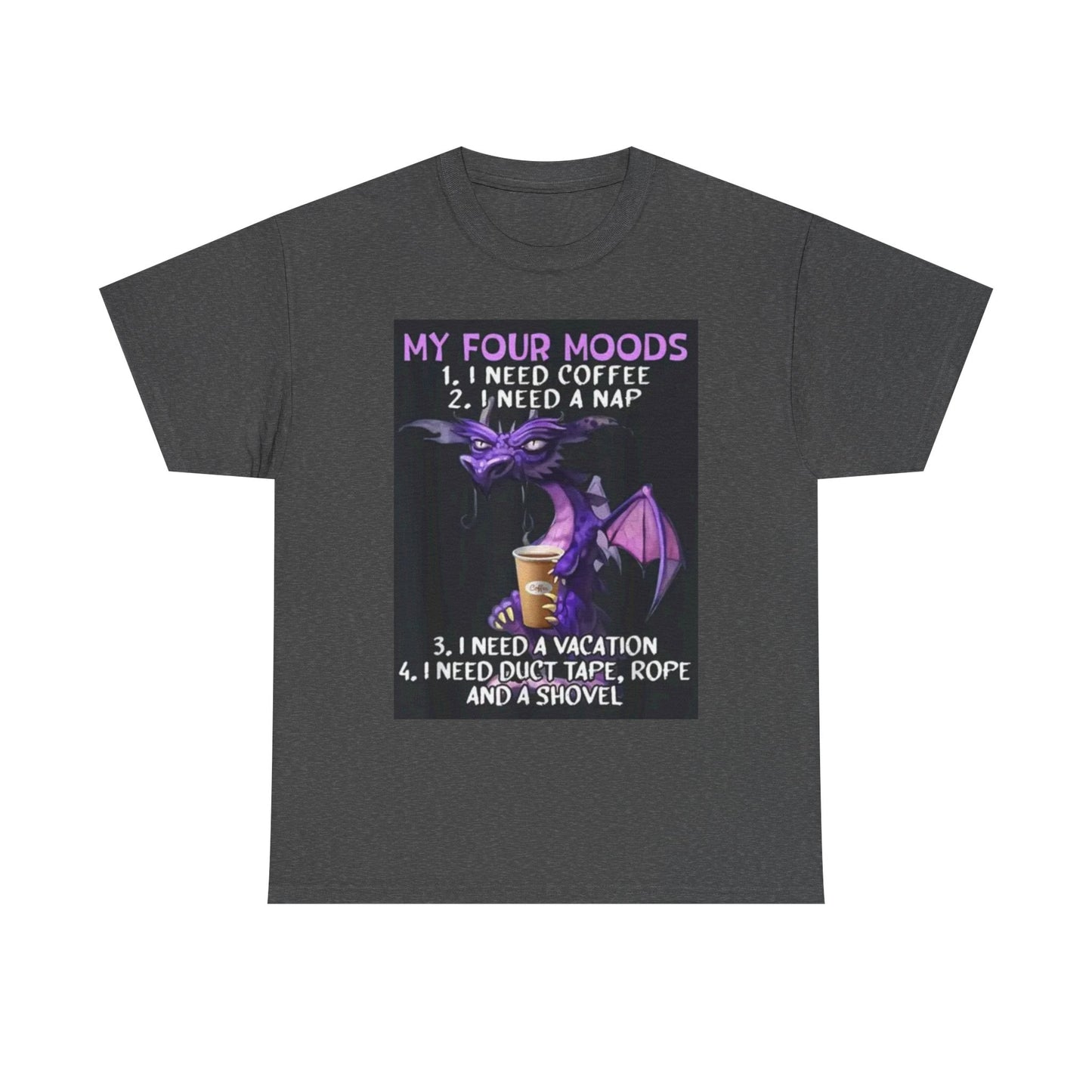 "My 4 Moods" Unisex Heavy Cotton Tee