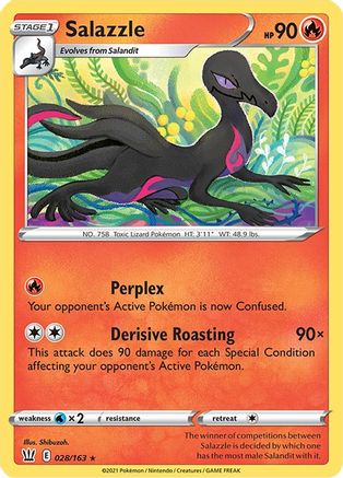 Salazzle 28/163 - SWSH05 Battle Styles-1