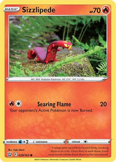 Sizzlipede 29/163 - SWSH05 Battle Styles Reverse Holofoil-1