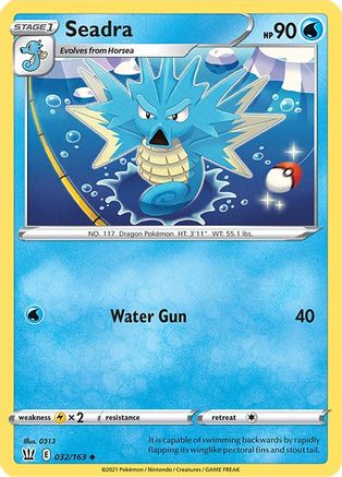 Seadra 32/163 - SWSH05 Battle Styles Reverse Holofoil-1