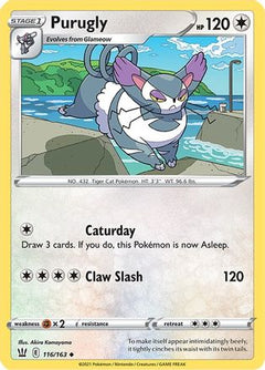 Purugly 116/163 - SWSH05 Battle Styles-1