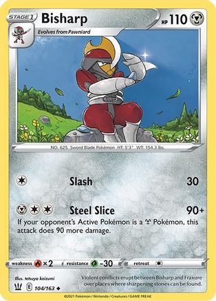 Bisharp 104/163 - SWSH05 Battle Styles-1