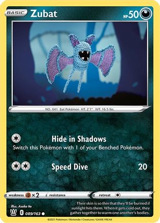 Zubat 89/163 - SWSH05 Battle Styles Reverse Holofoil-1
