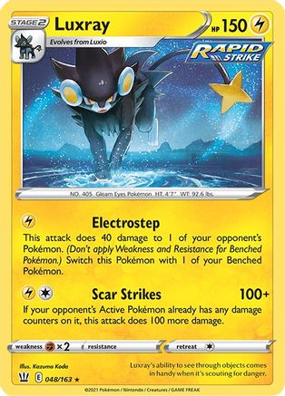 Luxray 48/163 - SWSH05 Battle Styles Reverse Holofoil-1