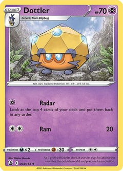 Dottler 64/163 - SWSH05 Battle Styles Reverse Holofoil-1