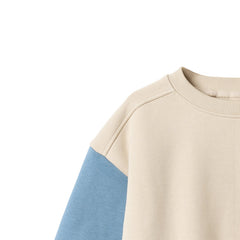 Sweatshirt Badge Elliot | Off White | Wheat Kids-3