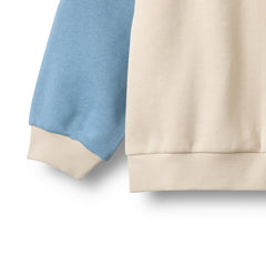 Sweatshirt Badge Elliot | Off White | Wheat Kids-4