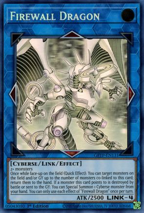 Firewall Dragon (Ghost Rare) (GFTP-EN131) - Ghosts From the Past 1st Edition-1