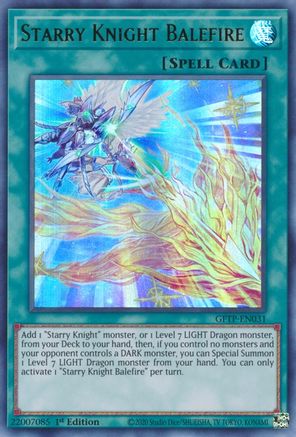 Starry Knight Balefire (GFTP-EN031) - Ghosts From the Past 1st Edition-1