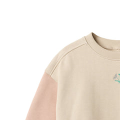 Sweatshirt Embroidery Elliot | Off White | Wheat Kids-3