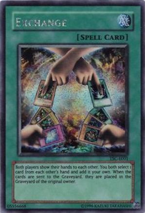 Exchange (TSC-E001) - Yu-Gi-Oh! Video Game Promotional Cards 1st Edition-1
