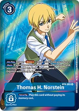 Thomas H. Norstein (Box Topper) (BT4-093) - Great Legend Foil-1